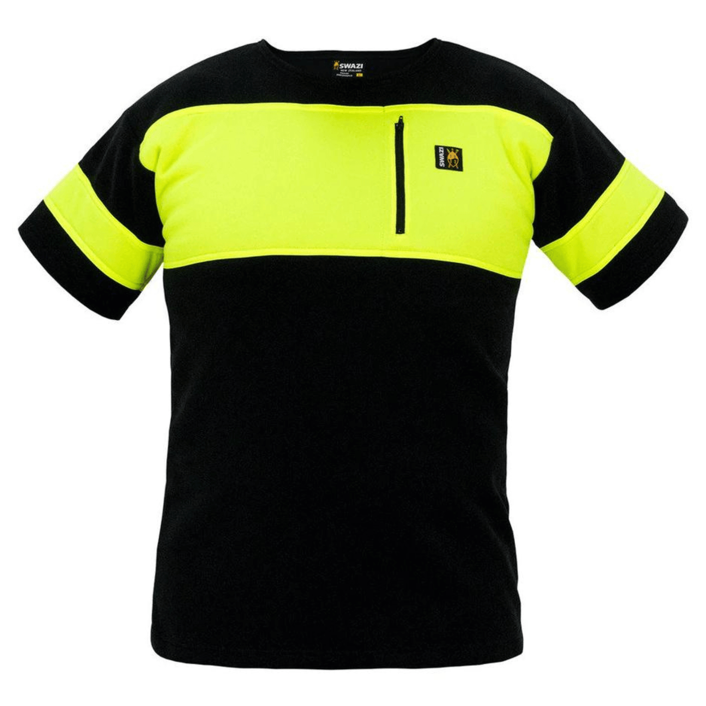 Swazi The HI-VIS Bushmans Tee - Yellow/Black
